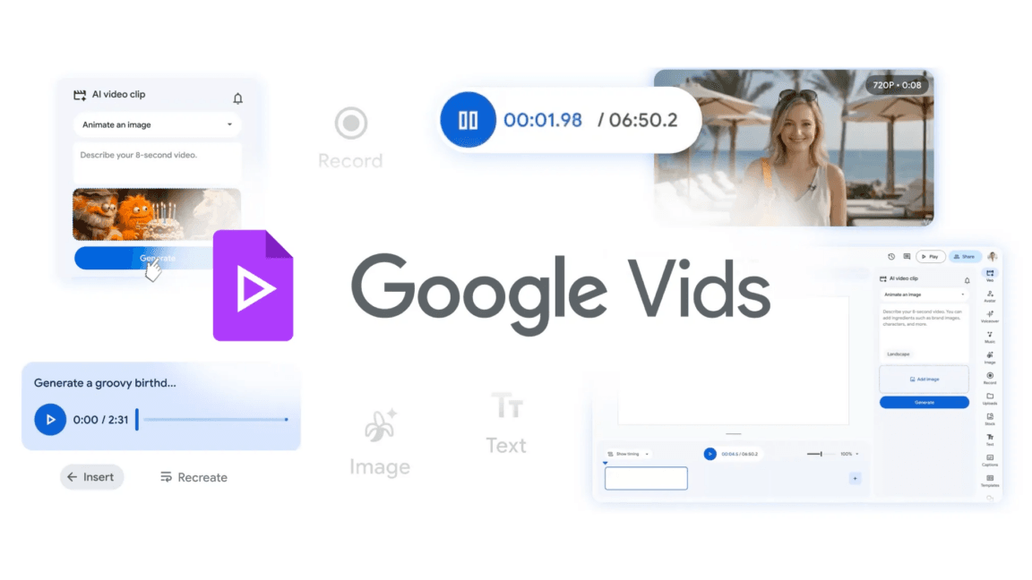 Google Vids Unleashes Veo, Lyria AI & Direct Avatars